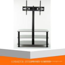 Mobile Glass TV Stand